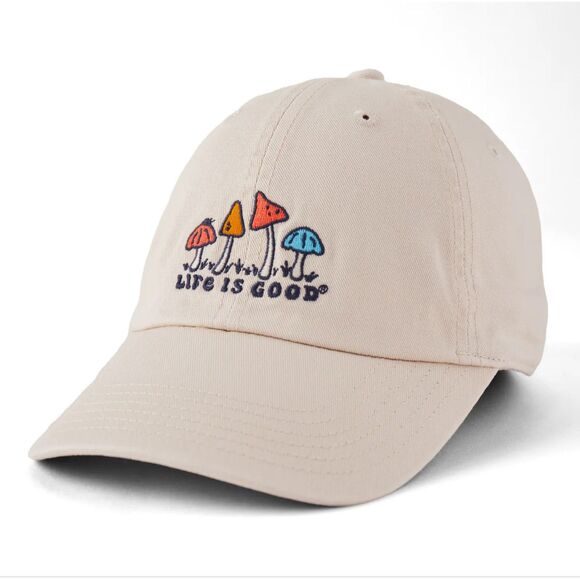 Life is Good Mushroom Retro Scene Chill Cap, Unisex Style - Picture 1 of 9
